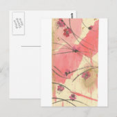 Plum Blossom Long Briefkaart (Voorkant / Achterkant)