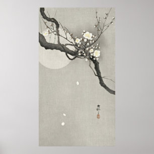 Plum Blossom Moonlit Elegance beroemd gemaakt door Poster