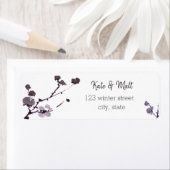 Plum blossom suma ink etiket (Insitu)