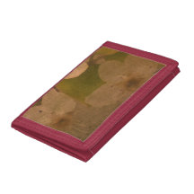 Plum Blossom TriFold Nylon Portemonnee
