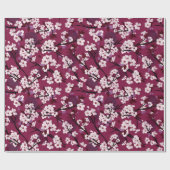 Plum Blossom Wrapping Paper Cadeaupapier (Vlak)