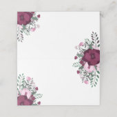 Plum & Bord Roze Rose Boeket (Buitenkant ongevouwen)