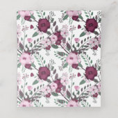 Plum & Bord Roze Rose Boeket (Binnenkant ongevouwen)