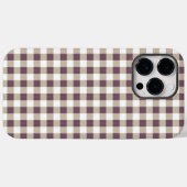 Plum Buffalo Plaid Telefoonhoes voor Stijlvol Cade Case-Mate iPhone Case (Achterkant (horizontaal))