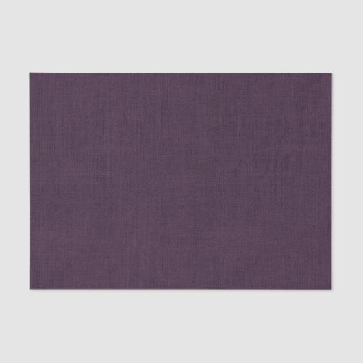 Plum Burlap Texture Tissuepapier (Voorkant)