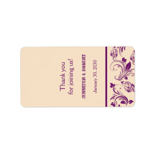 Plum Champagne Soll Mariage Lip Balm Étiquette