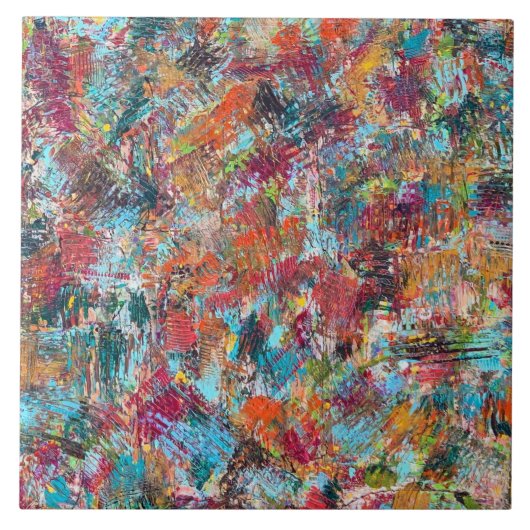 Plum Crazy 6 x 6 Carreaux en céramique (Devant)