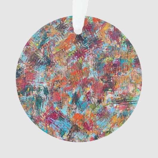 Plum Crazy Acryl Ornament (voorkant)