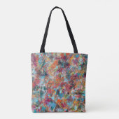 Plum Crazy Canvas tas (Achterkant)