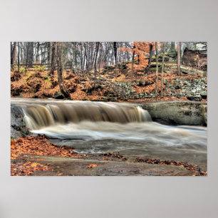 Plum Creek Herfsten, Olmstead Herfsten, Ohio Poster