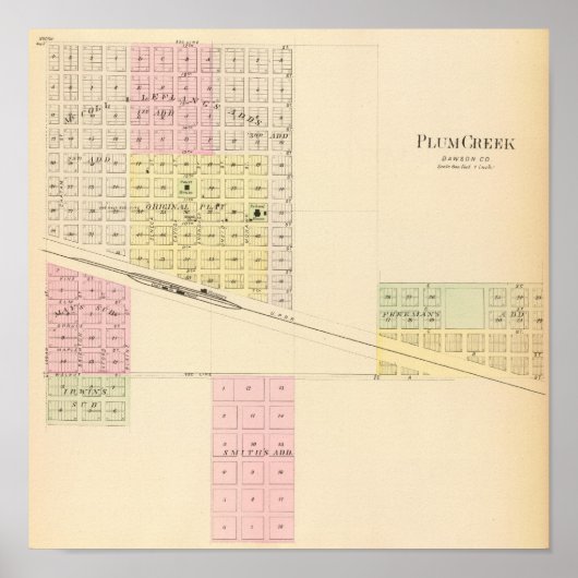 Plum Creek, Nebraska Poster (Voorkant)