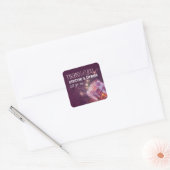 Plum Dank u stickers met Mason Jar Lights (Envelop)
