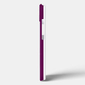 Plum et blanc bonbons rayures Coque-Mate coque iph (Verso / Gauche)