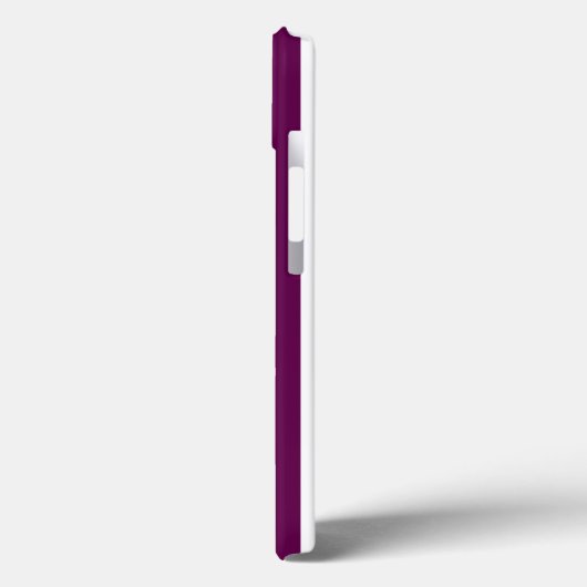 Plum et blanc bonbons rayures Coque-Mate coque iph (Verso / Gauche)