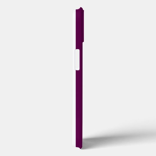 Plum et blanc bonbons rayures Coque-Mate coque iph (Verso / Droite)