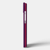 Plum et bonbons rouges rayures Coque-Mate coque ip (Verso / Gauche)