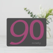 Plum et charbon de bois sur mesure 90e invitation  (Debout devant)