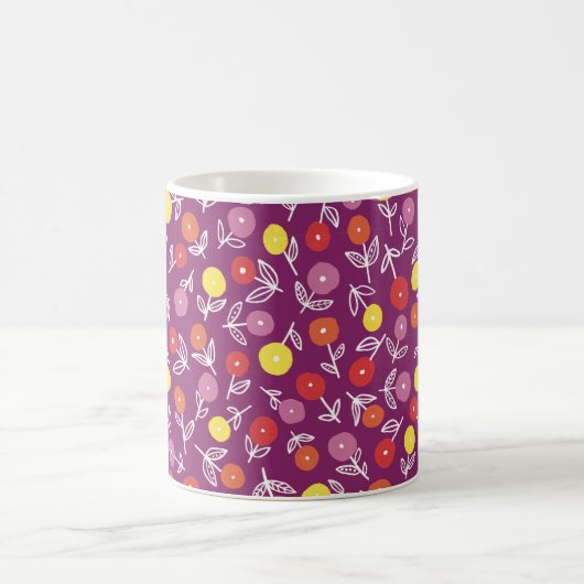 Plum Floral Ditsy Mug (Centre)