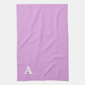 Plum Formal Monogrammed Theedoek (Verticaal)