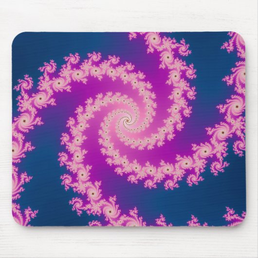 Plum - Fractal Mousepad Muismat (Voorkant)