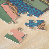 Plum Garden by Hiroshige Legpuzzel (Zijkant)