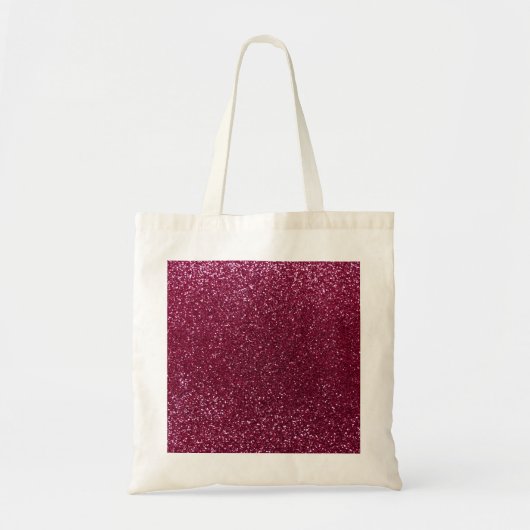 Plum glitter tote bag (Voorkant)