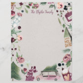 Plum Happy kerstbrief Briefhoofd (Voorkant)