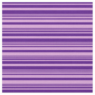 Plum & Indigo Lined Pattern Stof