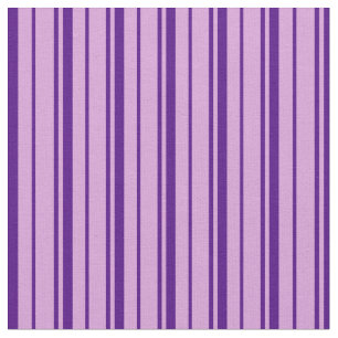 Plum & Indigo Striped Pattern Stof