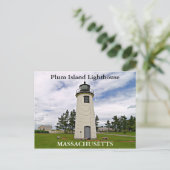 Plum Island Lighthouse, Massachusetts Briefkaart (Staand voorkant)