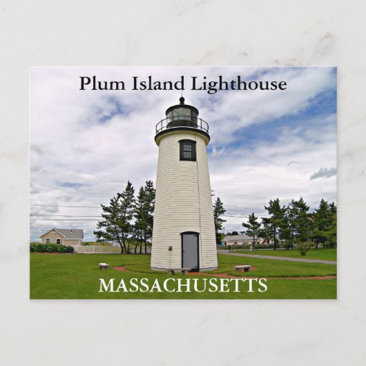 Plum Island Lighthouse, Massachusetts Briefkaart (Voorkant)