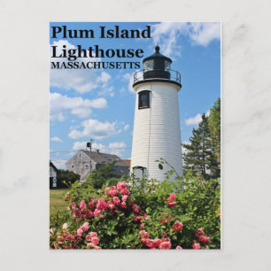 Plum Island Lighthouse, Massachusetts Briefkaart