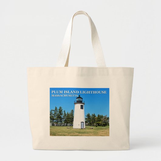 Plum Island Lighthouse, Massachusetts Canvas tas (Voorkant)