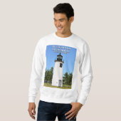 Plum Island Lighthouse, Massachusetts Sweatshirt (Voorkant volledig)