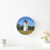 Plum Island Lighthouse, Massachusetts Wall Clock Ronde Klok (Huis)
