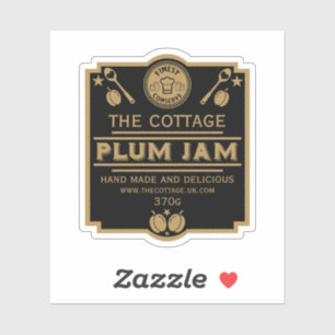 Plum Jam Conserve Maker Sticker