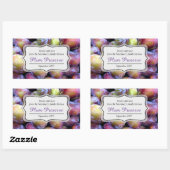 Plum jam conserveren label sticker (Vel)