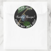 Plum Jelly Produit Étiquette d'entreprise (Sac)