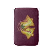 Plum Kerstklokken Badkamer Tapijt Mat (Voorkant Verticaal)