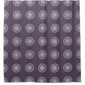 Plum Mandala Douchegordijn (Voorkant)