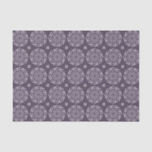 Plum Mandala Tissuepapier (Voorkant)
