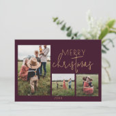 Plum MERRY - Carte de Noël (Debout devant)