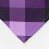 Plum moderne Plaid violet petite couverture en pol (Coin)