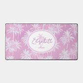 Plum Motif de silhouette de palmier hawaïen ID1093 (Recto)