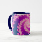 Plum - Mug fractale (Devant gauche)