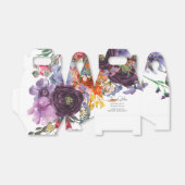 Plum Oranje Floral Specialized Small Bedankdoosjes (Uitgevouwen)