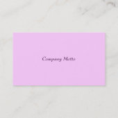 Plum Orchid Visitekaartje (Achterkant)