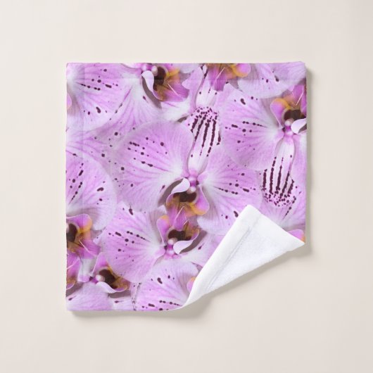 Plum Orchids Bad Handdoek (Wasdoekje)