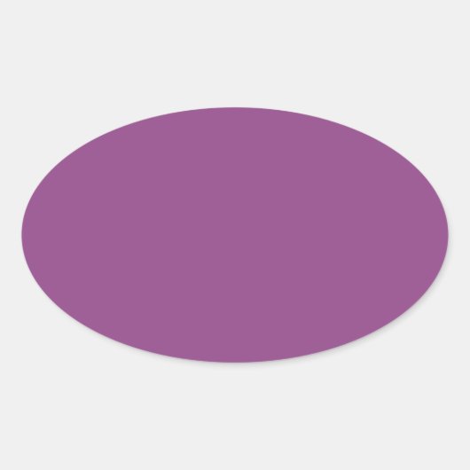 Plum Oval Sticker (Voorkant)