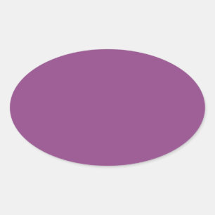 Plum Oval Sticker
